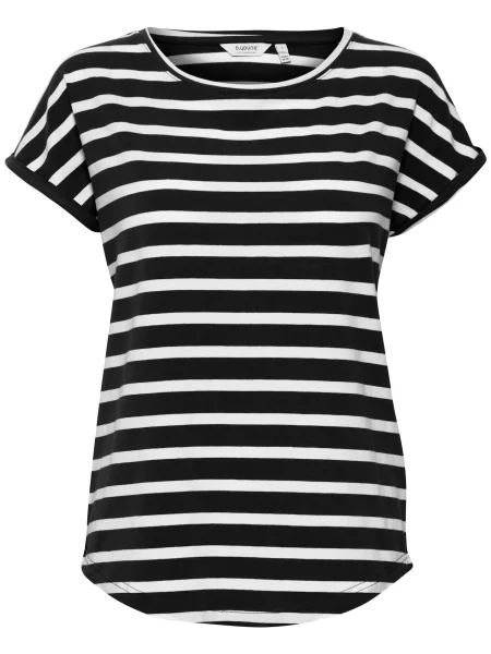 B.young Tričko Pamila čierna biela