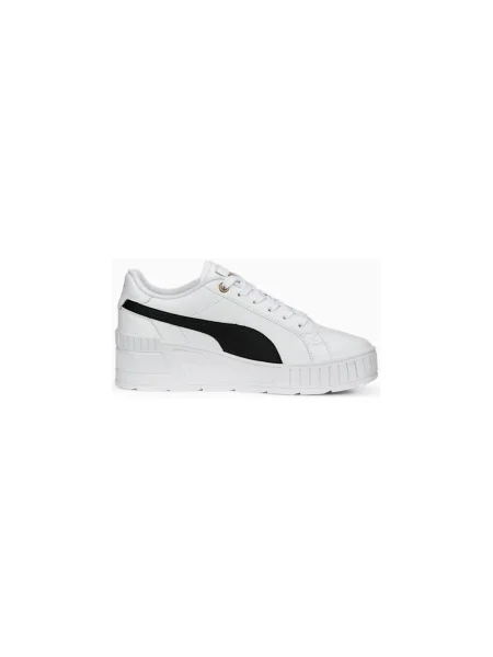 Pantofi Puma cu pană auriu