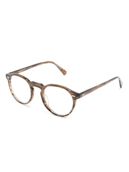 Saulės akiniai Oliver Peoples ruda