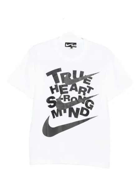 Tricou Black Comme Des Garçons cu imagine alb