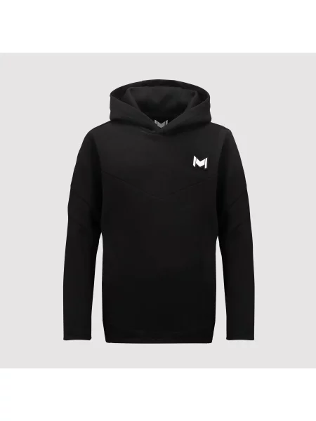 Bluza chłopięca z kapturem Mouratoglou Apparel czarna