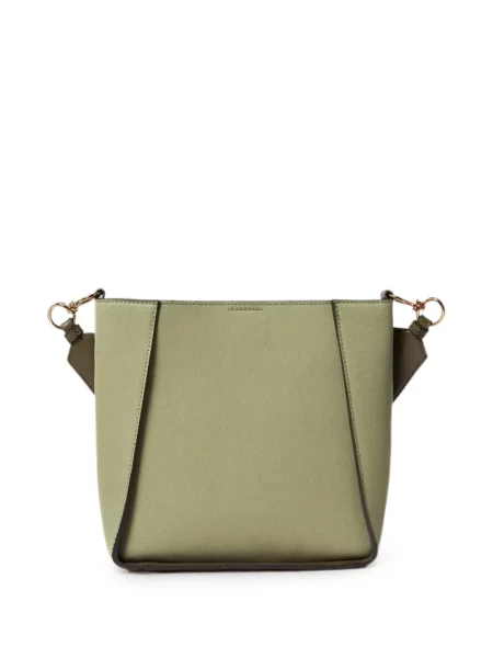 Geantă Stella Mccartney cu autograf verde