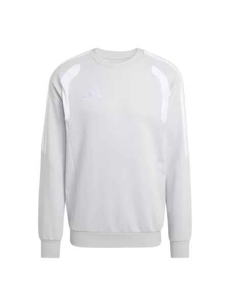 ADIDAS PERFORMANCE Hanorac sport gri deschis alb
