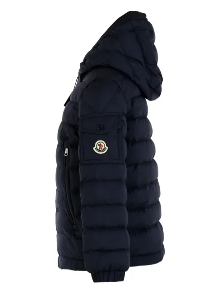 Kurtka dziecięca Moncler Enfant niebieska