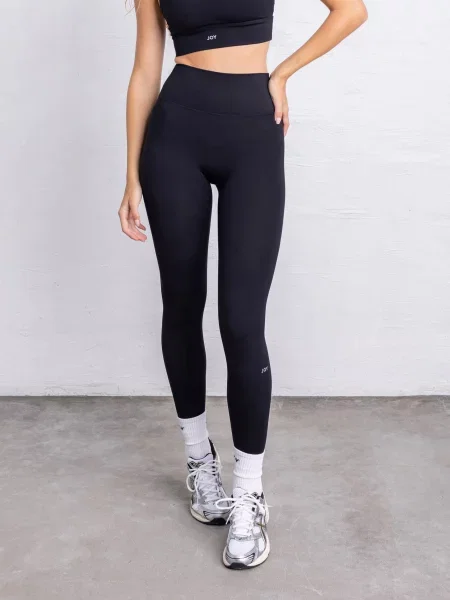 Legginsy z wysokim stanem Essential Sporty czarny