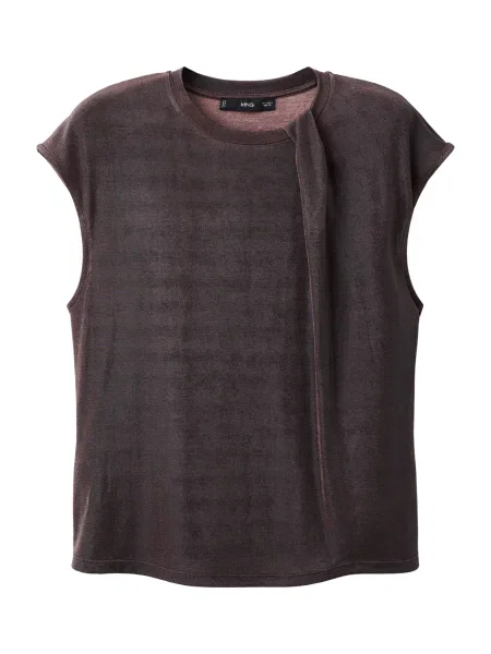 MANGO Tricou XSANDI închis maro