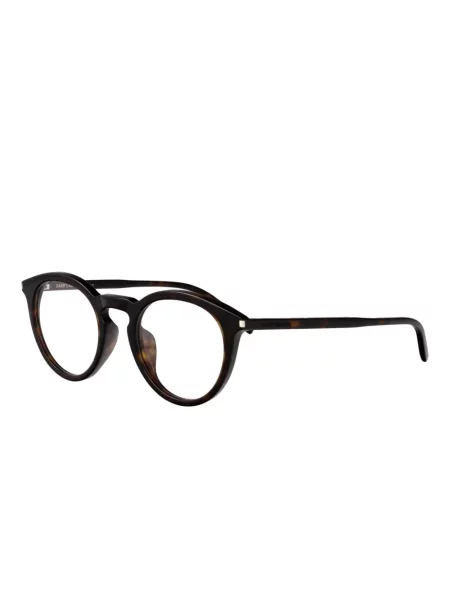 Ochelari de soare rotunzi Saint Laurent Eyewear maro