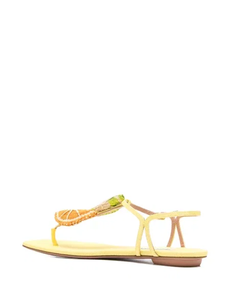 Sandale Aquazzura galben
