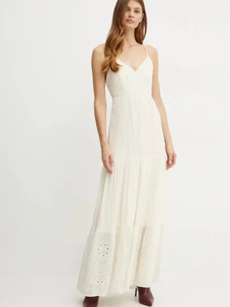 Morgan rochie ROUBI maxi evazati ROUBI bej