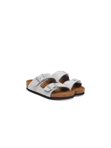 Natikače Birkenstock Arizona Kids Srebrna