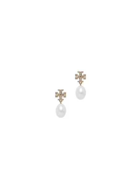 Kolczyki Tory Burch żółte