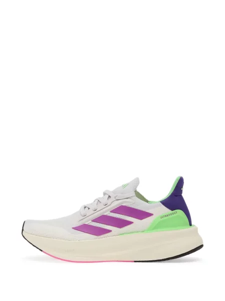 Šněrovací pruhované krajkové kalhoty Adidas modré