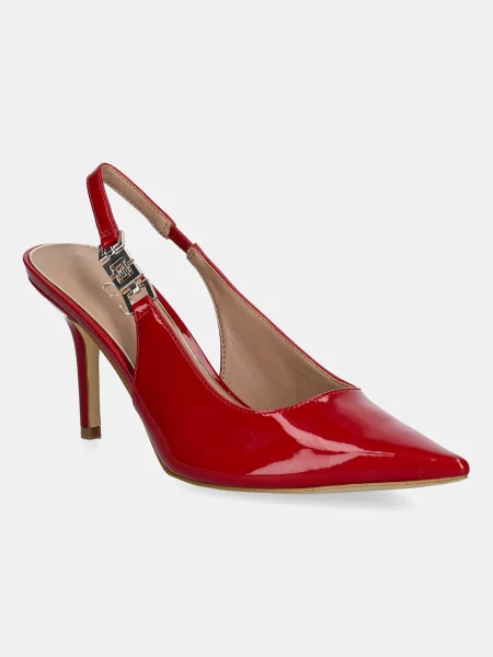 Обувки с тънък Guess червено