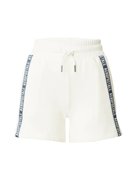 AÉROPOSTALE Pantaloni negru / murdar alb
