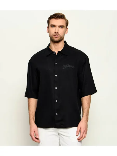 AllSaints Cămașă CIRCE | Oversize fit negru