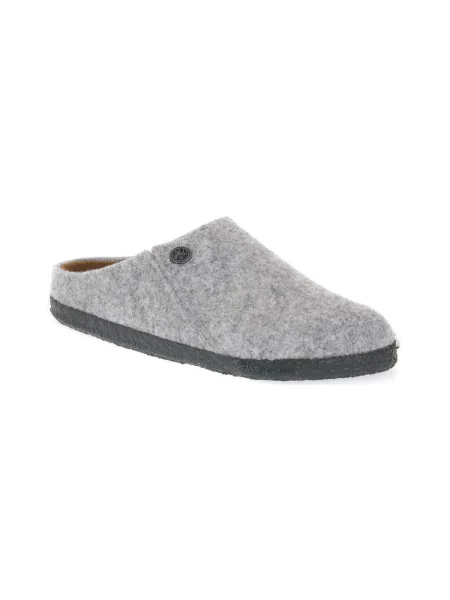 Papuci Birkenstock de lână gri