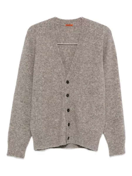 Cardigan Barena cu decolteu în V maro