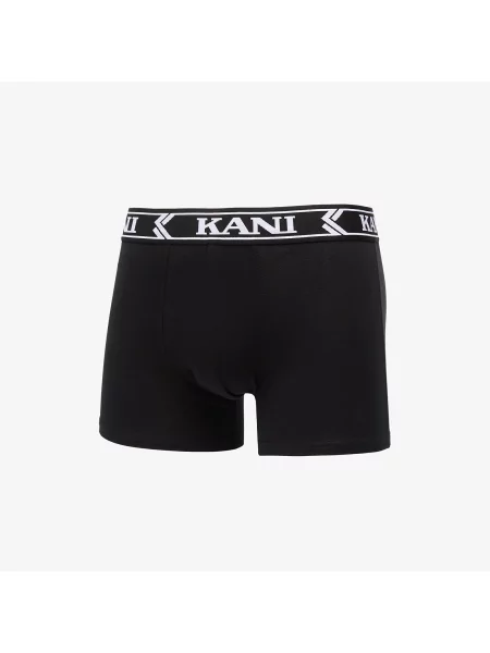 Boxerky Karl Kani Retro Tape 3 Pack Boxer Briefs Black L černé
