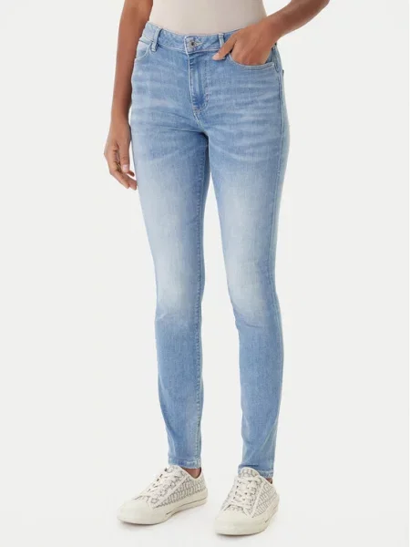 Guess Jeansy Skinny Fit niebieski