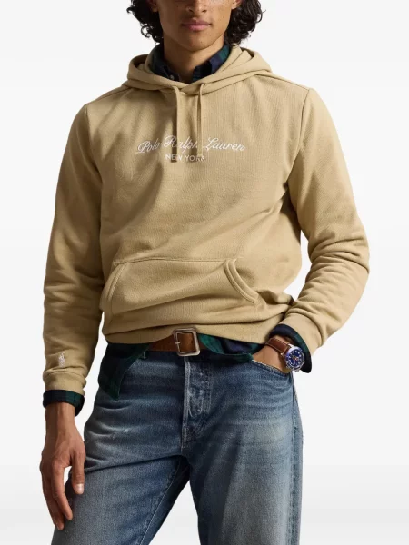 Șosete Polo Ralph Lauren cu broderie în carouri de flanelă verde