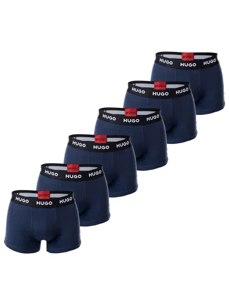 HUGO Boxerky modrá / černá bílá