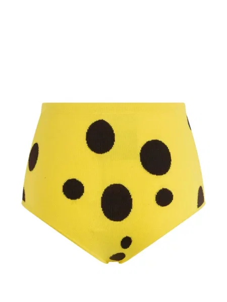 Chiloți briefs Moschino cu buline galben