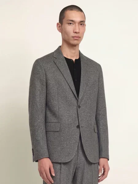 Drykorn Oblekové Sako Yames Extra Slim Fit grau