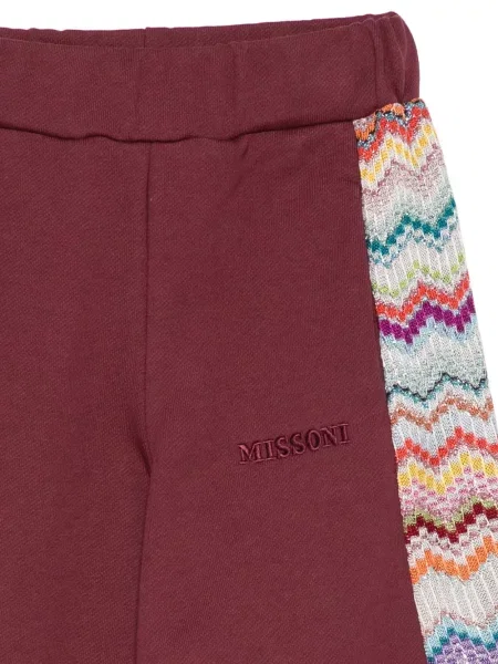 Dětské kalhoty Missoni červené