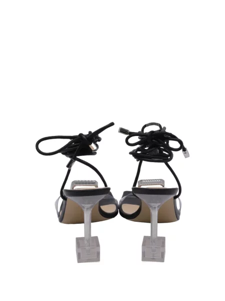 Sandale Mach & Mach din piele negru