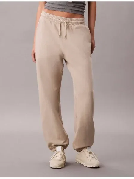 Calvin Klein Pantaloni de trening | Relaxed fit bej