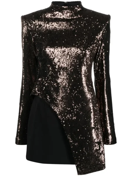 Rochie Genny cu paiete negru