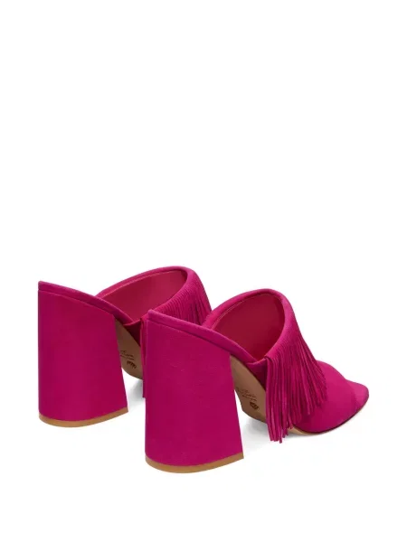 Σανδάλια Stuart Weitzman με κρόσσια ροζ