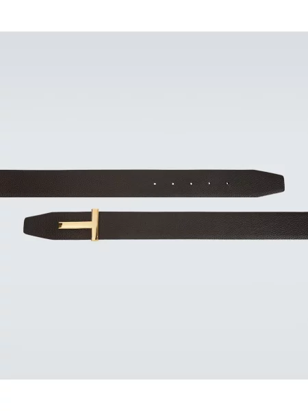 Curea Tom Ford din piele maro