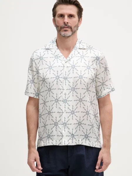 Frescobol Carioca srajca ženska svilena bež