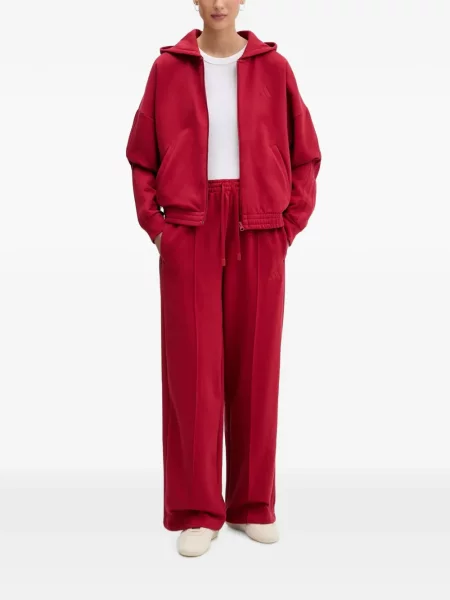 Ριγέ τρέξιμο σετ φόρμας Adidas με σχέδιο γκρι