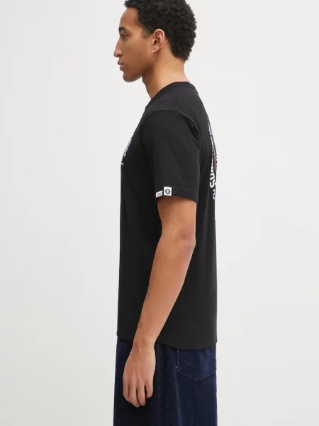 AAPE tricou din Basic cu imprimeu negru