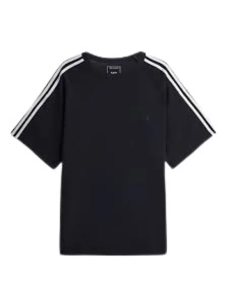 T-shirt z wełną gładki czarny