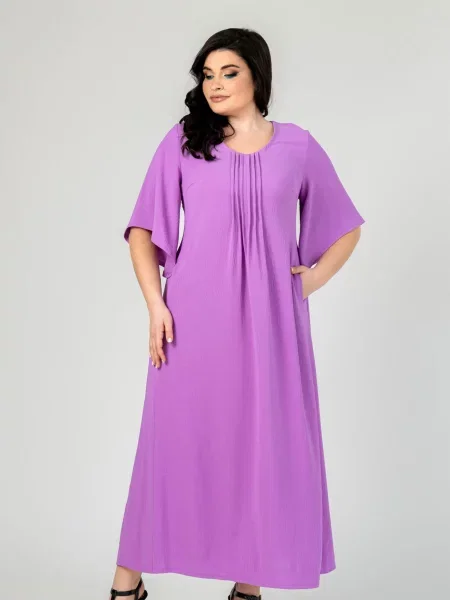 Сукня максі All Posa бузковий