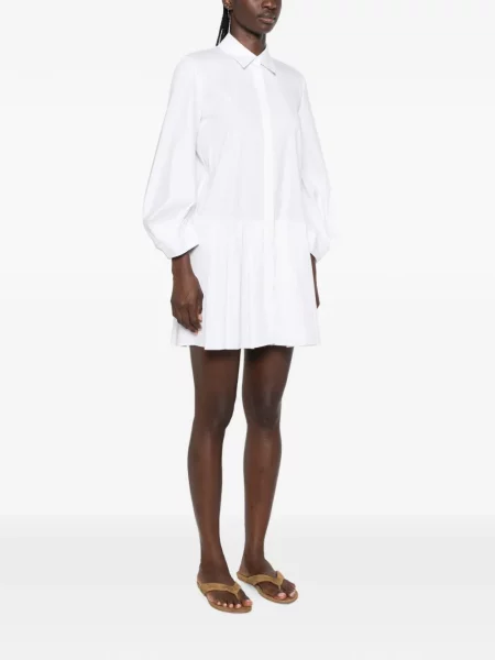 Lung rochie mini I Blues alb