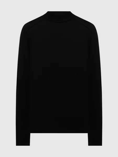 Шерстяной лонгслив Sease черный