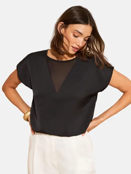 Love & roses Bluză negru