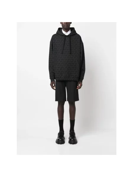 Bluza z kapturem Valentino Garavani z kapturem czarna