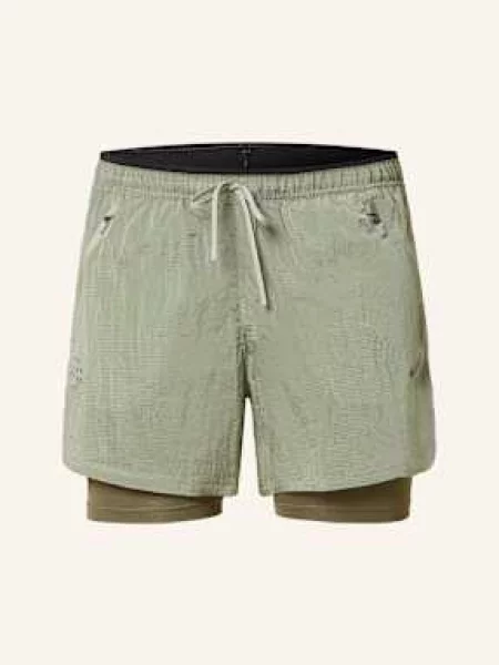 Nike Szorty Do Biegania 2 W 1 Stride Running Division gruen