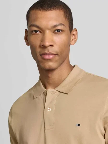 Koszulka polo o kroju regular fit z przeszyciami Christian Berg Men
