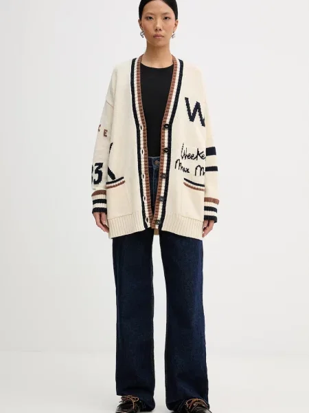 Weekend Max Mara kardigan BLASONE beżowy