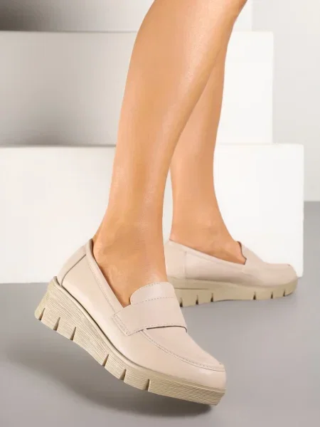 Pantofi casual Zorvia bej