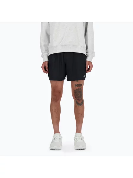 Pantaloni scurți de alergare pentru bărbați New Balance RC Seamless 5 Inch black negru