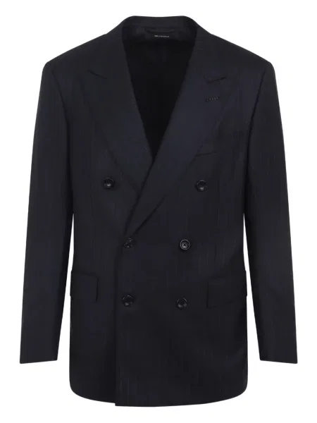 Sacou Tom Ford cu dungi albastru