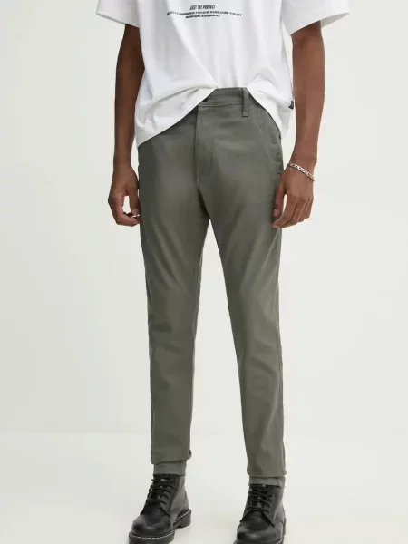 G-Star Raw spodnie w fasonie chinos zielony