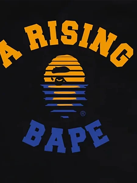 Tricou A Bathing Ape® cu imagine negru